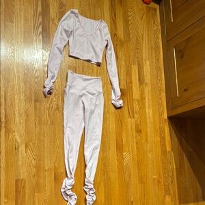 Frankies Bikinis Cropped Long Sleeve & Leggings